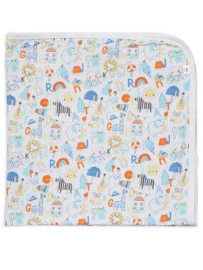 (VGUC) Magnetic Me Alpha Pop Modal Reversible Blanket 30" x 30"
